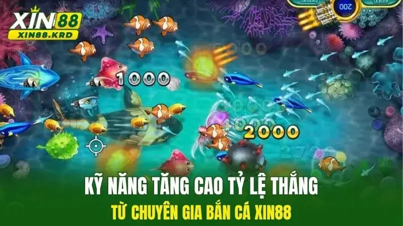 Kỹ năng tăng cao tỷ lệ thắng từ chuyên gia bắn cá xin88