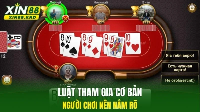 Luật tham gia cơ bản người chơi nên nắm rõ
