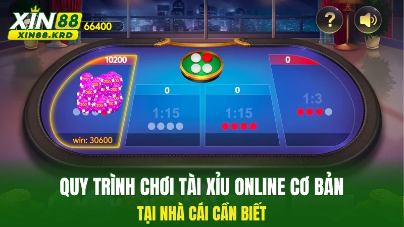 Quy trình chơi tài xỉu online cơ bản tại nhà cái cần biết