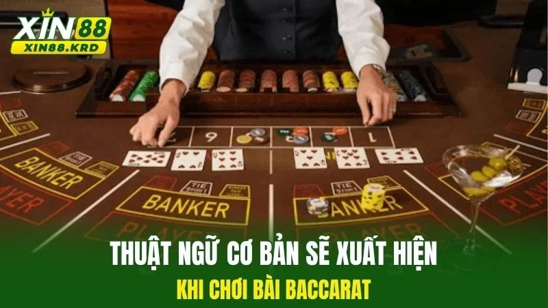 Thuật ngữ cơ bản sẽ xuất hiện khi chơi bài baccarat